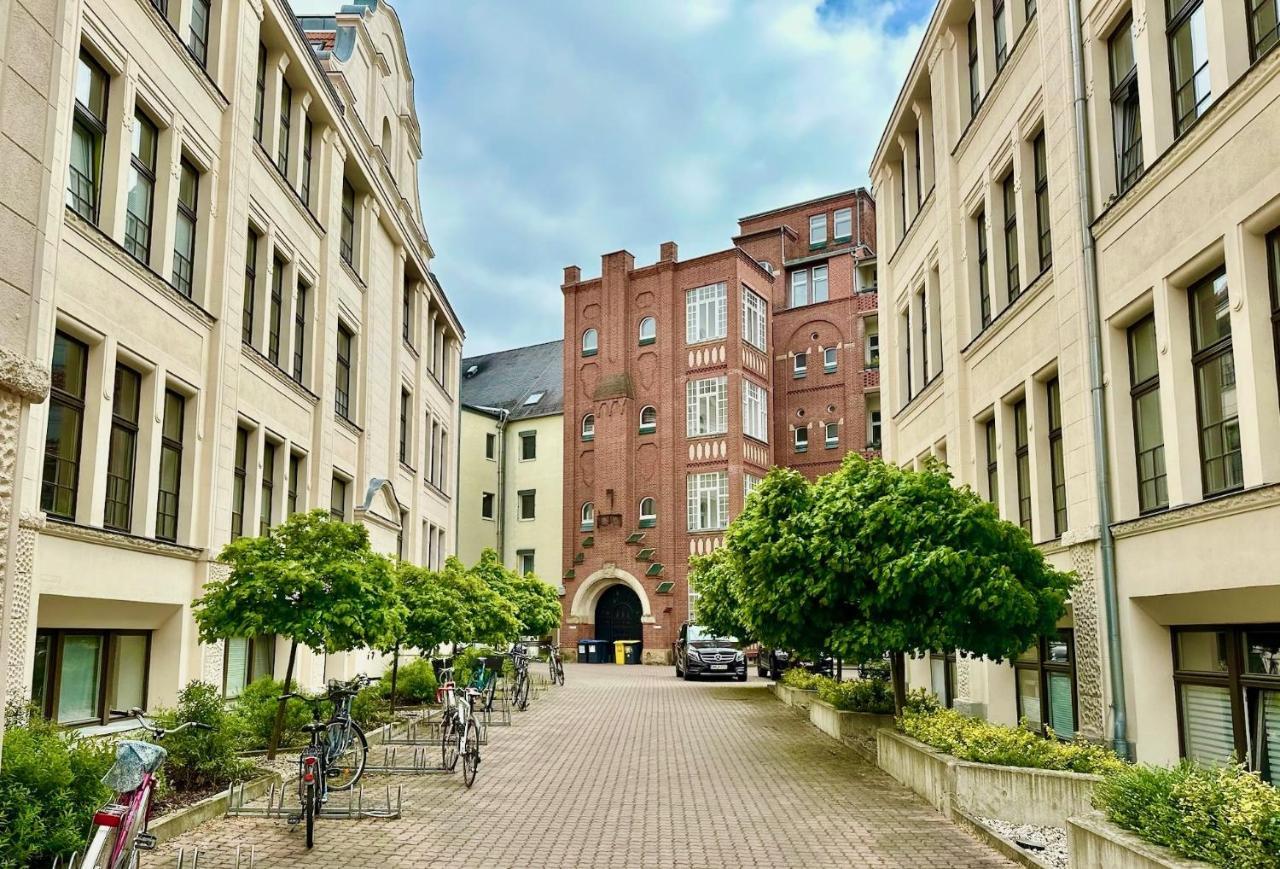 Meos 2 -Zentrum-Hofblick-Gym-Netflix Leipzig Extérieur photo